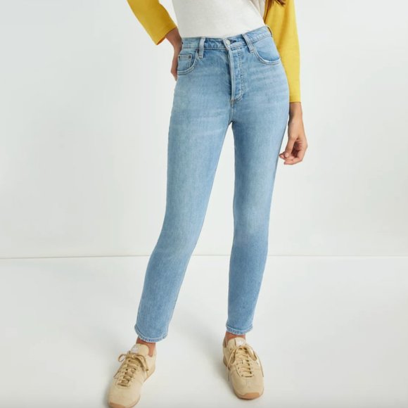 Denim Forum Yoko High Rise Slim Jeans 25 - Picture 1 of 6
